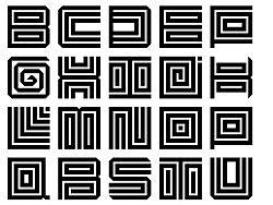 方字（个人主页-ZMjE4Nzk5Mg==） - 字体/字形 - 站酷设计师罗仁建原创素材 - 站酷ZCOOL