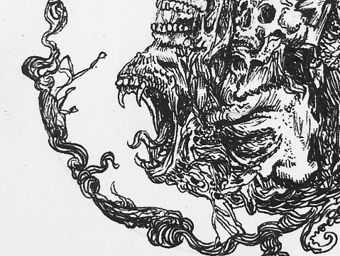 妖魔鬼怪涂鸦本