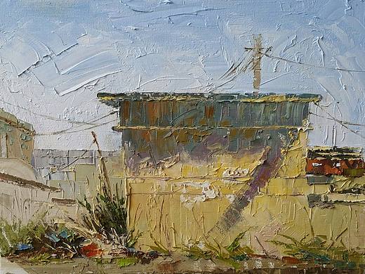 前段时间的油画外出写生