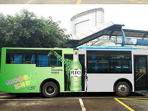 rio公交车广告