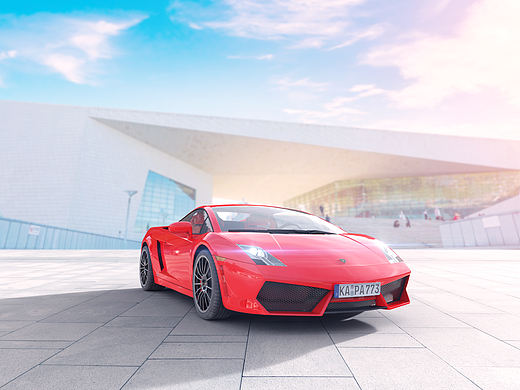 【keyshot渲染练习】兰博基尼