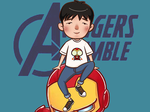 喜欢钢铁侠的男孩子