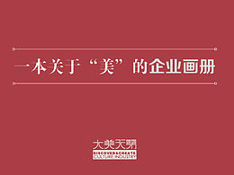 《大美天第》企业画册