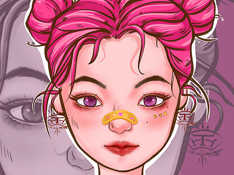 头像（个人主页-ZNTYxODExMDQ=） - 创作习作 - 站酷设计师Nk田慧原创素材 - 站酷ZCOOL