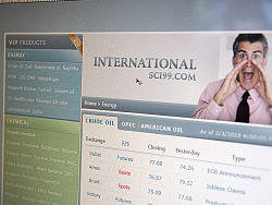 资讯类英文网设计