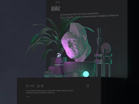 暗黑风格C4d练习