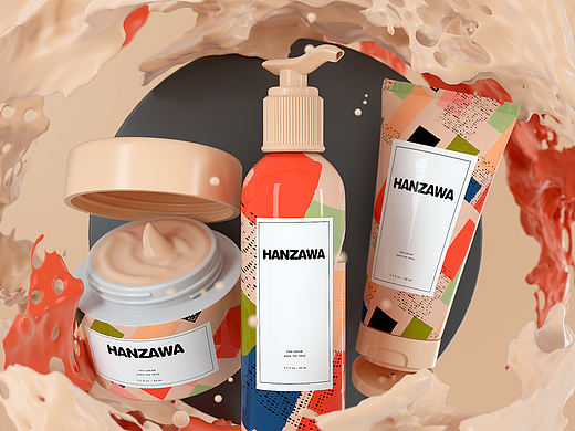 护肤品 场景 渲染（个人主页-ZNDUyNDk5ODA=） - 场景 - 站酷设计师阿龟龟龟原创素材 - 站酷ZCOOL