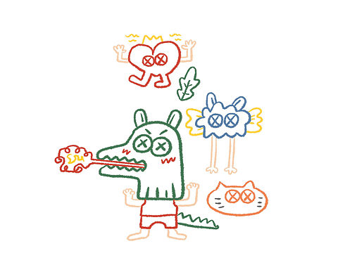 涂鸦练习（个人主页-ZNDg3MTI3NzI=） - 创作习作 - 站酷设计师尾巴143原创素材 - 站酷ZCOOL