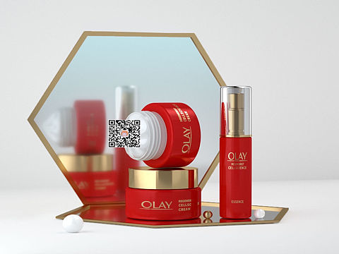 化妆品渲染练习