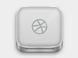 dribbble金属图标一枚（个人主页-ZMjA5MjQzMg==） - 图标 - 站酷设计师齐物文化原创素材 - 站酷ZCOOL