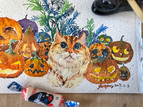 抽时间画点自己喜欢的小东西🤓原则上不能浪费一点剩