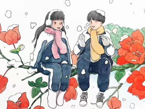我的一些水彩插图