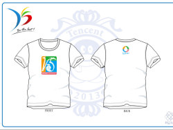 腾讯15周年文化衫设计