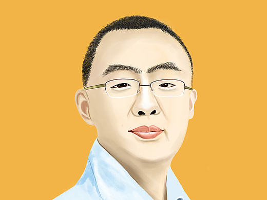 手绘 人物头像 数位板绘画