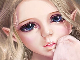 人物厚涂-粉精靈