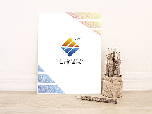 三彩光电logo