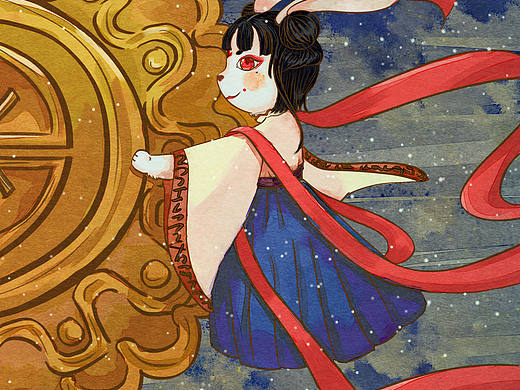 《月饼兔》（个人主页-ZMzkxNzM3NDg=） - 绘本 - 站酷设计师努力成大触Tinge原创素材 - 站酷ZCOOL