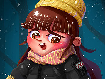 冬（个人主页-ZMTQ4OTk2MDg=） - 创作习作 - 站酷设计师Moni彩虹兔原创素材 - 站酷ZCOOL