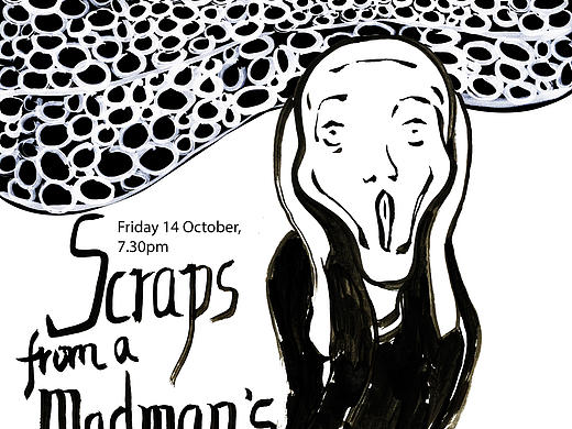 Scraps from a Madman's Diary Poster Design