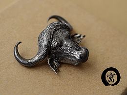 [寓工作室]出品 新年开运物---银版野牛