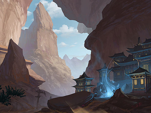 仙侠风山谷(by.旅行家树先生)