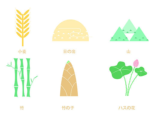 日本平面UI元素