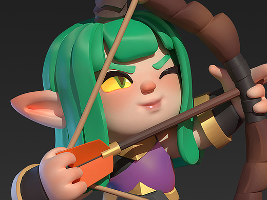 工作图-龙族弓箭手