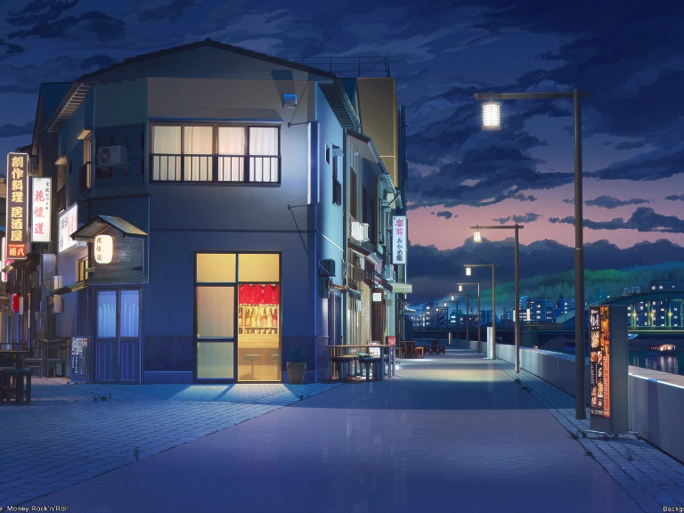 日本动漫街景高清图片