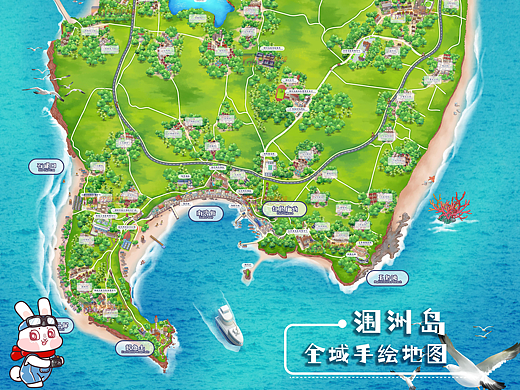 涠洲岛全域图