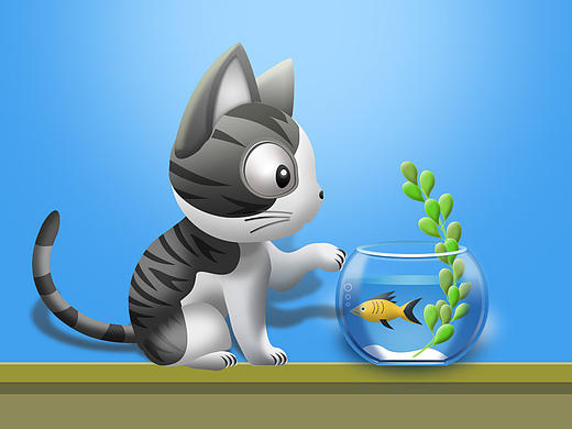 拟物场景鼠绘（个人主页-ZMjAwNTQzNzI=） - 新锐潮流插画 - 站酷设计师cyueer原创素材 - 站酷ZCOOL