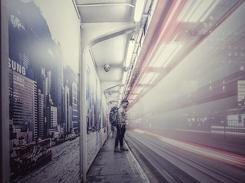 行走在香港的大街和山巅