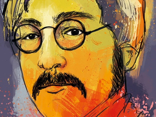 约翰 列侬插画-新锐潮流插画283357年前自画像么插画-新锐潮流插画