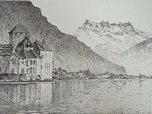 点画派手绘插画系列