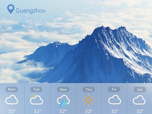 【百图斩 - 每日一图】——图021——widget