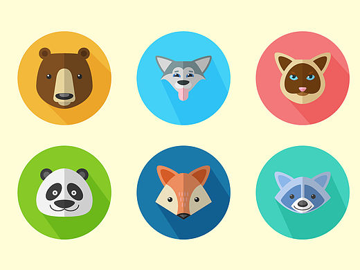 animals icons（个人主页-ZMTUzOTQyNjA=） - 图标 - 站酷设计师松塌塌的树袋熊原创素材 - 站酷ZCOOL