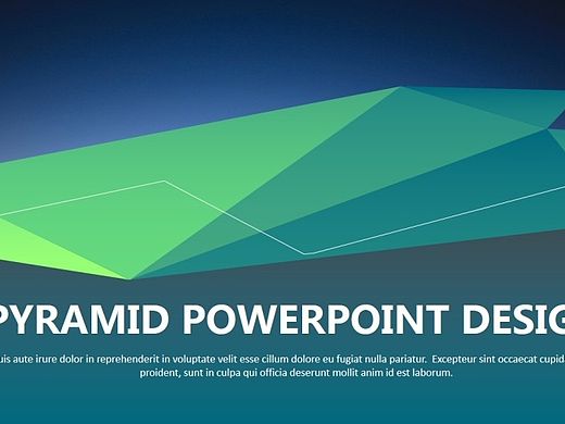 渐变色模块化大气商务实用PPT模板2(金字塔PPT)