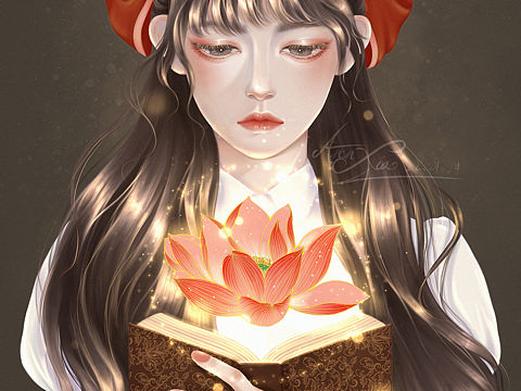 手绘头像/一花一世界（个人主页-ZNTc2NTM5NjA=） - 艺术插画 - 站酷设计师安晓Annxiao原创素材 - 站酷ZCOOL