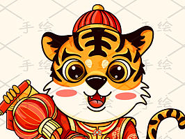 虎年IP形象—80块钱