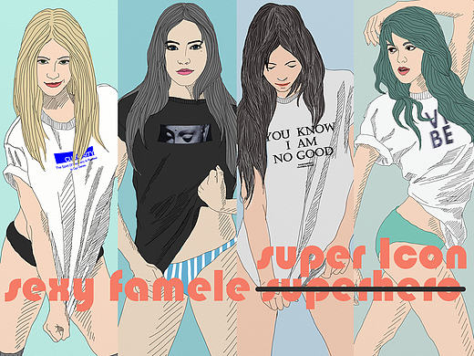 SEXY FEMALE SUPERICON