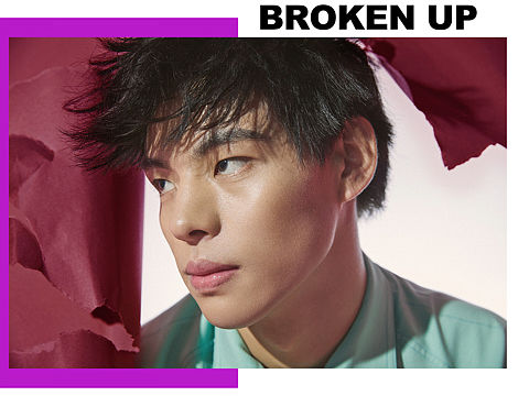 ^BROKEN UP^