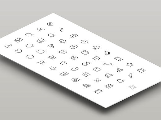 线性矢量图标