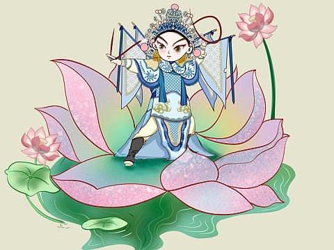 戏曲莆仙戏武生IP设计