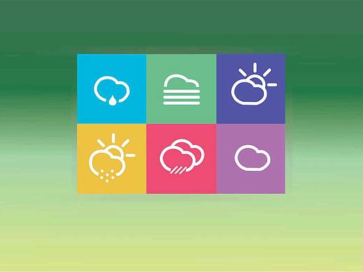 天气图标绘制（个人主页-ZNDI4Nzc5NDQ=） - 图标 - 站酷设计师小静吖原创素材 - 站酷ZCOOL