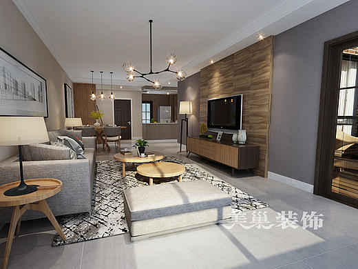 保利海上五月花四室两厅装修效果图