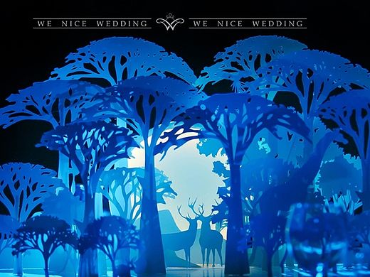 墨非婚礼—《春晓》环保主题婚礼空间设计（个人主页-ZMTIyMDc3Njg=） - 环境/建筑摄影 - 站酷设计师墨非mofei原创素材 - 站酷ZCOOL