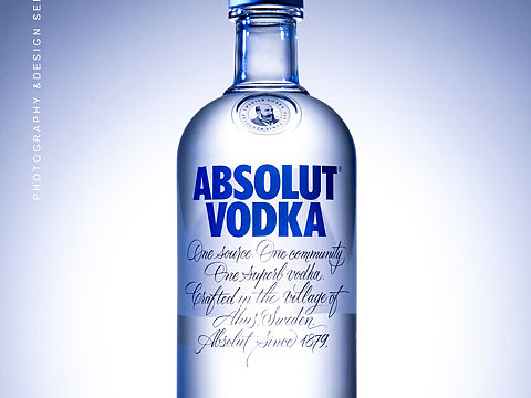 绝对伏特加酒水拍摄