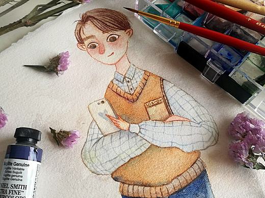 一个男孩（个人主页-ZMjQ3MDcyNzY=） - 创作习作 - 站酷设计师o一七o原创素材 - 站酷ZCOOL