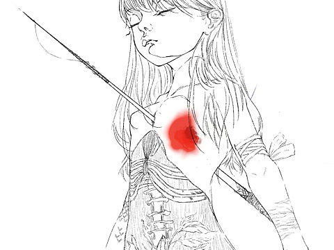 《我将盛放在枯萎时》｜原创插画