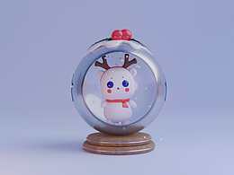 blender练习-水晶球