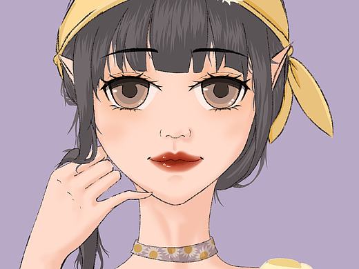 夏日精灵（个人主页-ZNTU0NjY0MjA=） - 商业插画 - 站酷设计师风儿吹屁屁凉原创素材 - 站酷ZCOOL